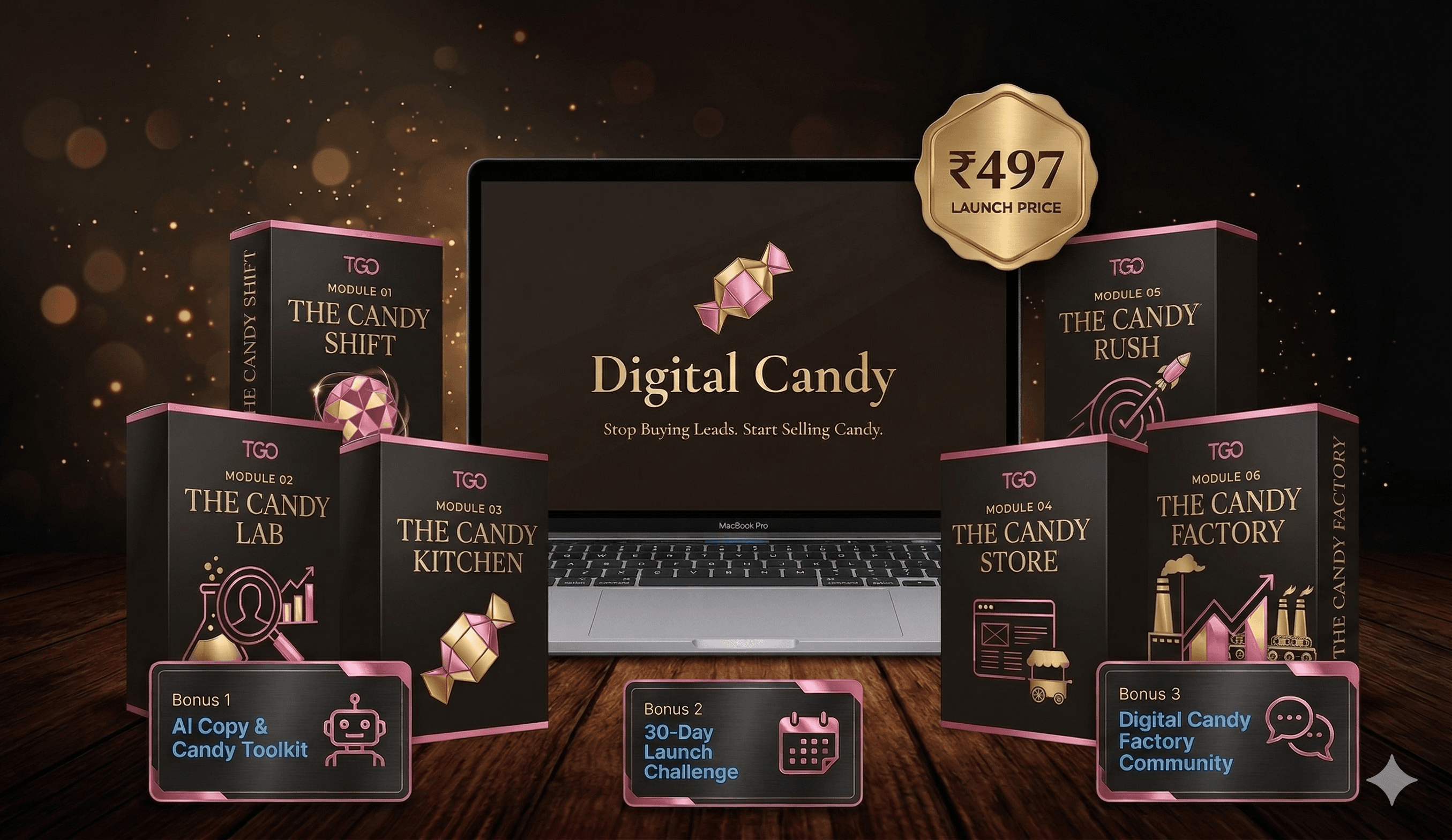 Digital Candy Factory: 6 modules, 3 bonuses, Rs 497 launch price